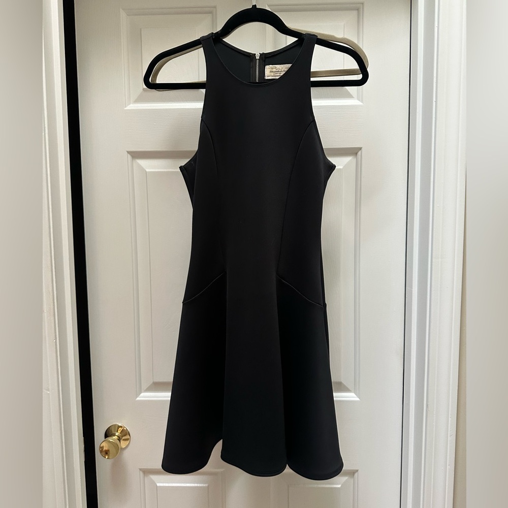 Abercrombie & Fitch Black Halter Sheath Mini Dress